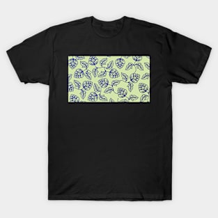 Vintage Flowers Pattern T-Shirt